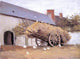 Gustave Caillebotte A Loaded Haycart, 21"x28" Wall Decal