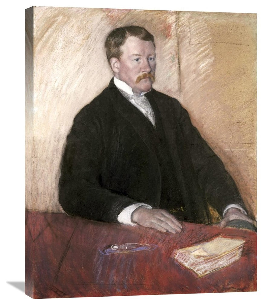 "Alexander J. Cassatt" Stretched Canvas Giclee by Mary Cassatt, 24"x30"