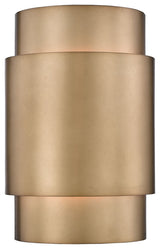 Zlite 739S-RB 2-Light Wall Sconce, Rubbed Brass