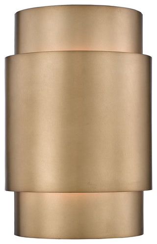 Zlite 739S-RB 2-Light Wall Sconce, Rubbed Brass