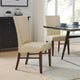 Milton Fabric Dining Side Chair, Cream