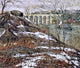 Ernest Lawson Harlem River in Winter Premium Canvas Print