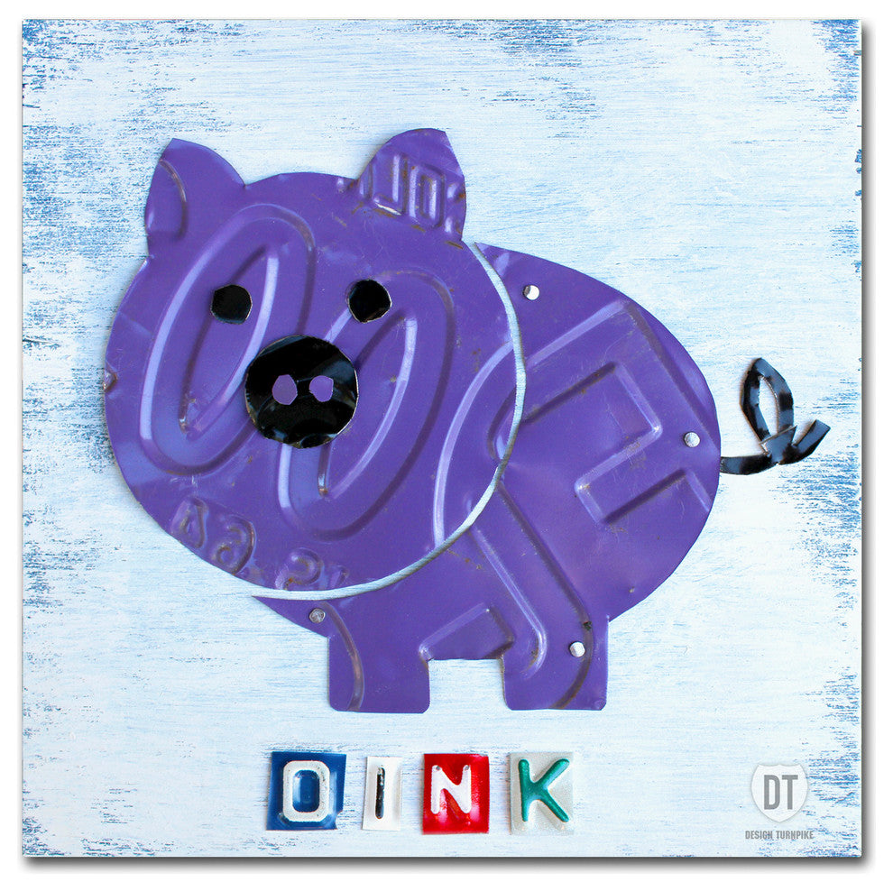 "Oink the Pig" Canvas Art by Design Turnpike
