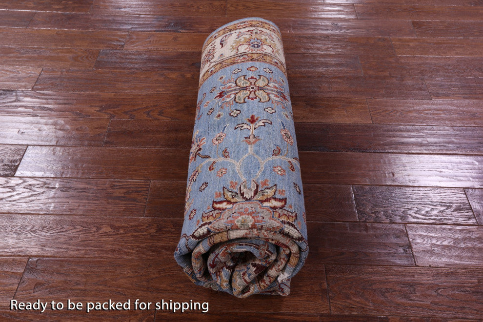 5' 9" X 7' 8" Persian Tabriz Hand-Knotted Wool Rug Q11311