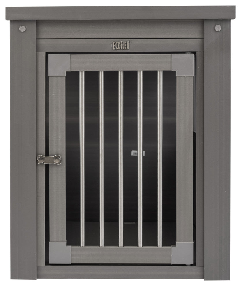 ECOFLEXÂ® Dog Crate End Table - Grey, Gray, Medium
