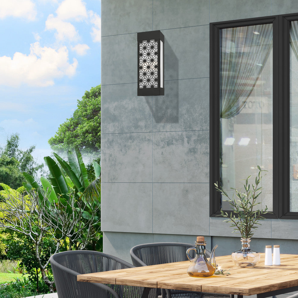 Berkeley 2 Light Black Outdoor ADA Sconce