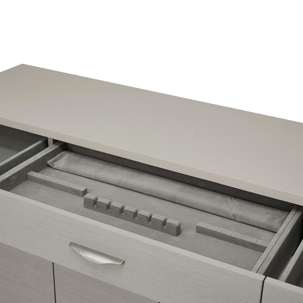 Eclipse Sideboard with Mirror - Moonlight Gray