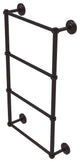 Que New 4-Tier 30" Ladder Towel Bar with Groovy Detail, Antique Bronze