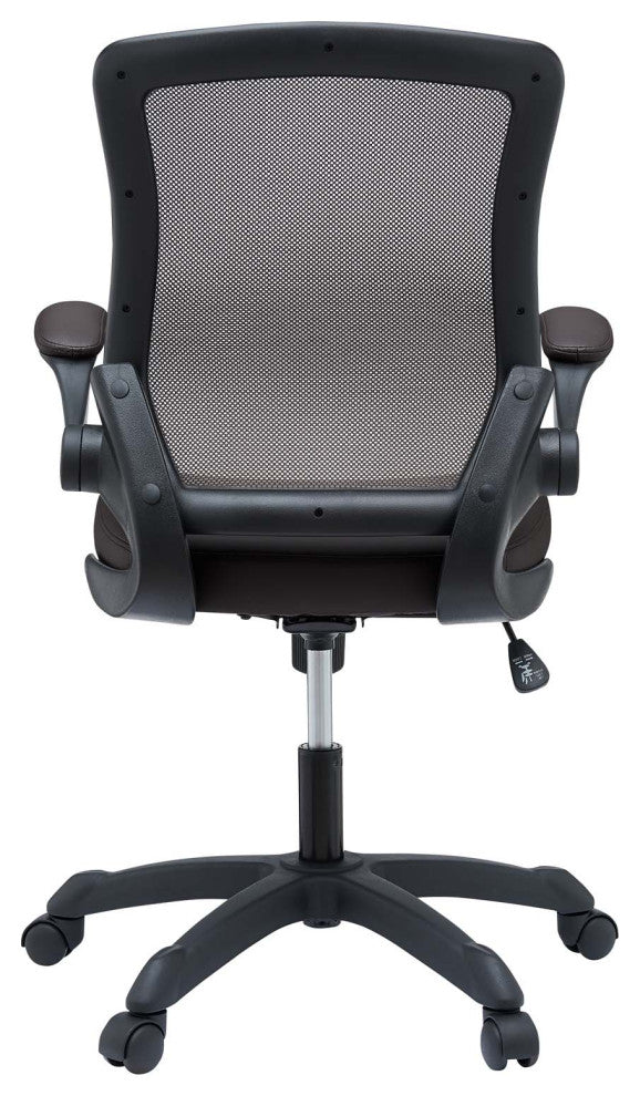 Brown Veer Vinyl Office Chair