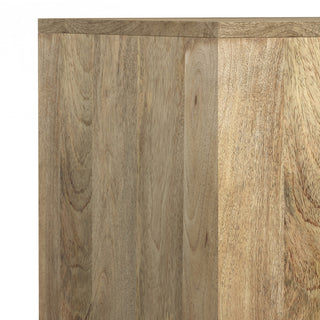 Lockhart Solid Mango Wood Side Table, Natural