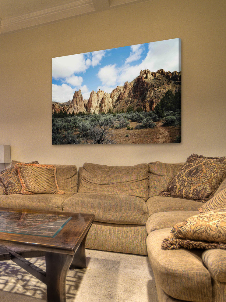 "Mountains Magesty" Print on Canvas by Sylvia Cook