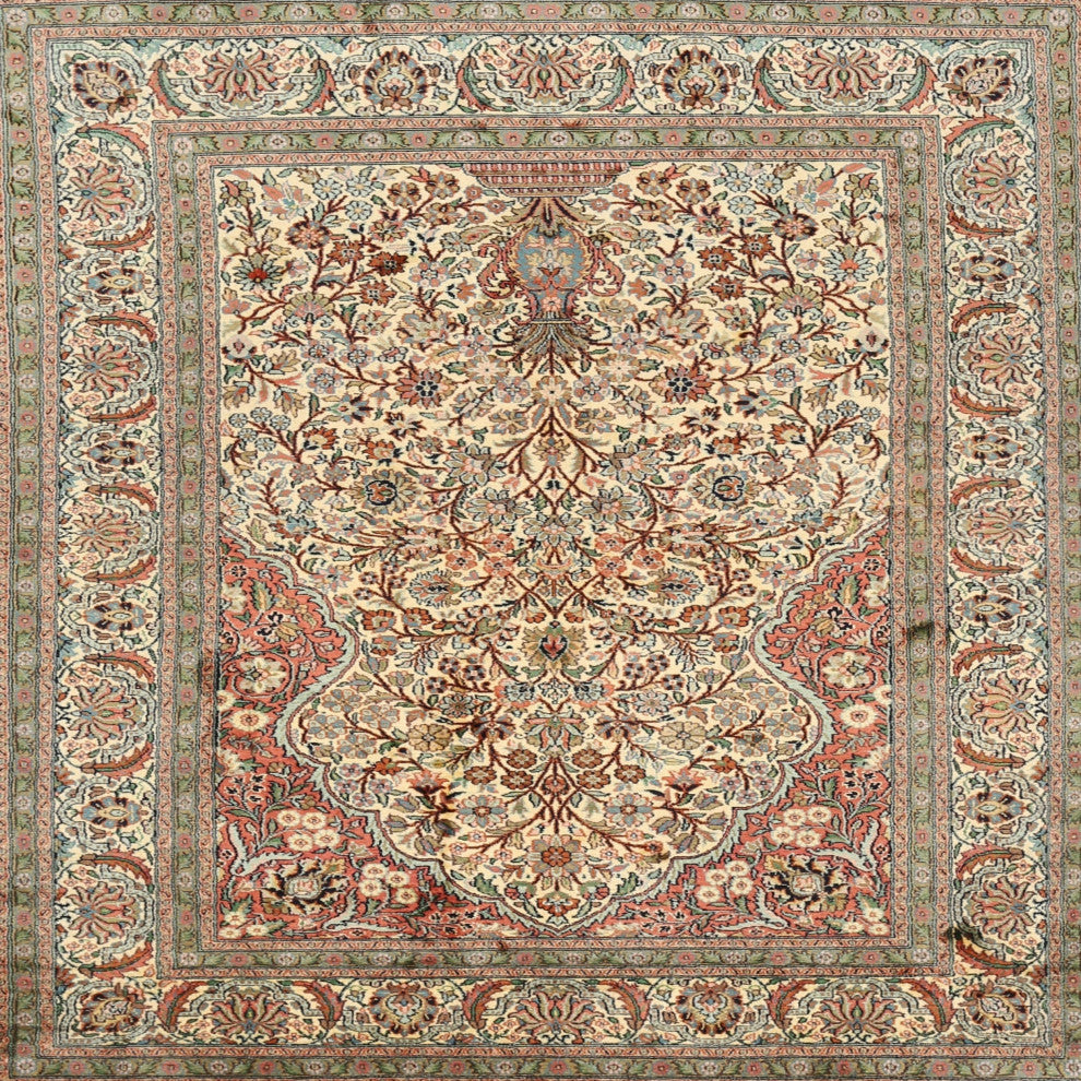 Ahgly Company Indoor Square Traditional Area Rugs, 7' Square