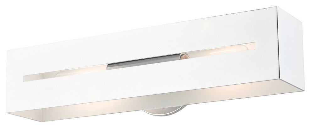 Polished Chrome Urban, Industrial, Vanity Sconce