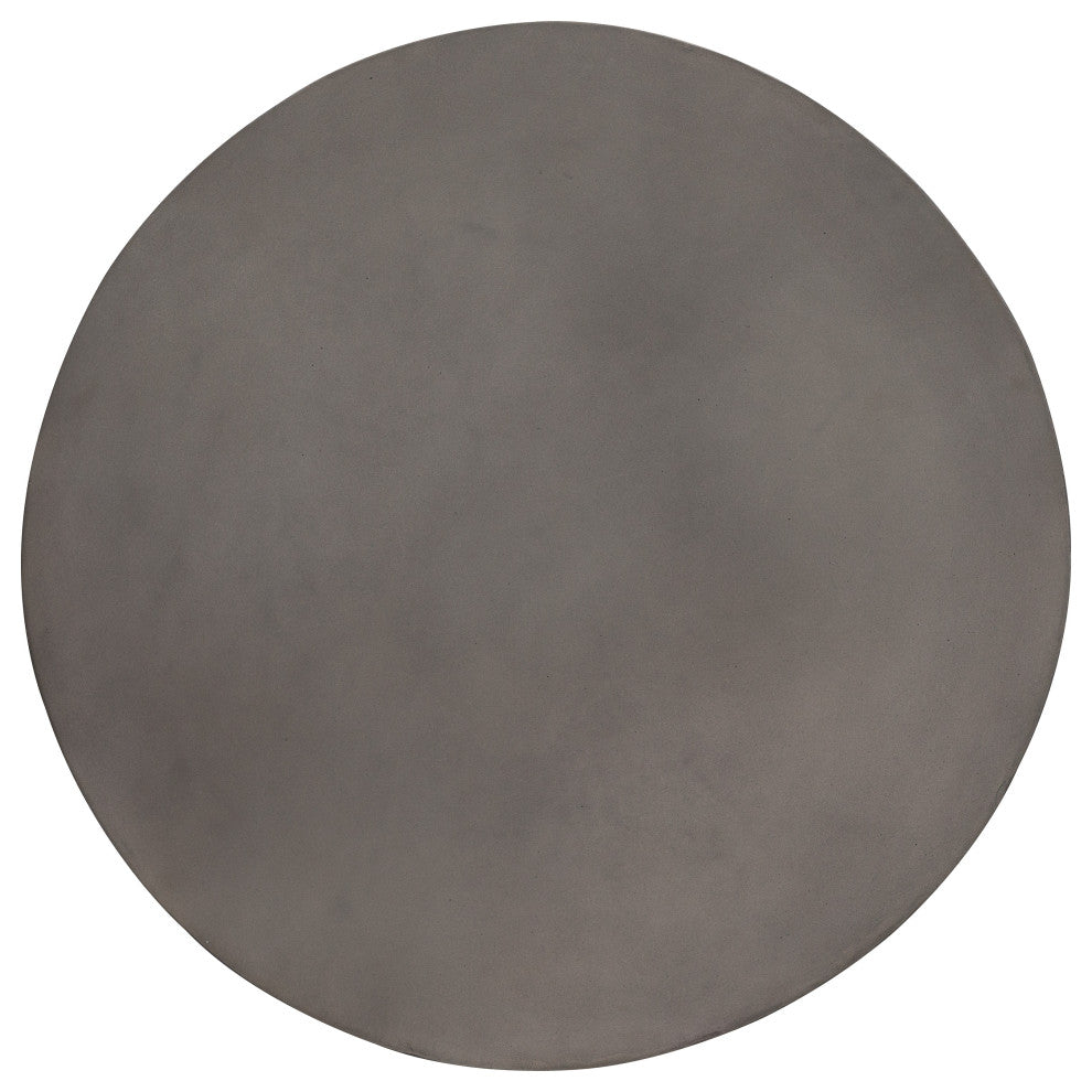 Bernhardt Exteriors Miramar Round Cocktail Table, Dark Charcoal