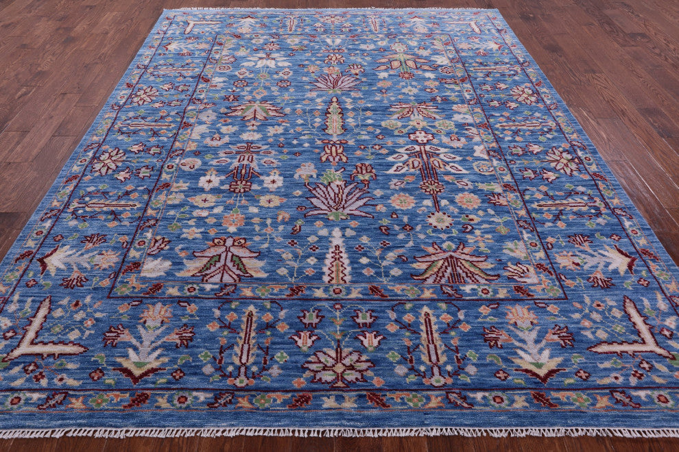 8' 4" X 10' 3" Turkish Oushak Handmade Wool Rug - Q15646