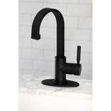 LS8610DKL Kaiser One-Handle 1-Hole Deck Mounted Bar Faucet, Matte Black