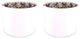 Royal Designs Modern Trendy Decorative 2-Sided Silhouette Hardback Lampshade, Ro