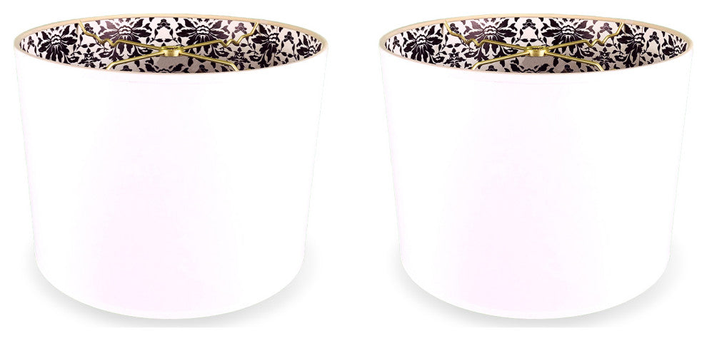 Royal Designs Modern Trendy Decorative 2-Sided Silhouette Hardback Lampshade, Ro