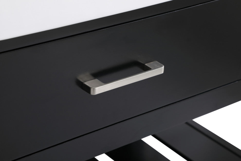 Home Living 22" Farmhouse Black-Light Bathroom Vanity