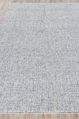 Caprice Handmade Hand-Tufted Wool Dark Blue/Ivory Area Rug, 10'x14'
