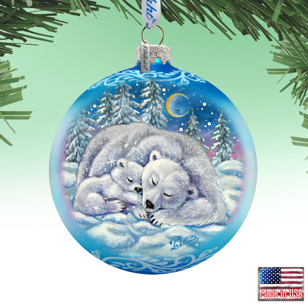 A Comforting Winter's Night Glass Ornament Limited Edition