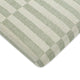 All-Stages Midi Crib Sheet, GOTS Certified Organic Muslin Cotton, Moss Stripe
