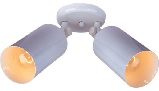 Maxim 92011 Spots 5"W 2 Light Adjustable Wall or Ceiling Light - White