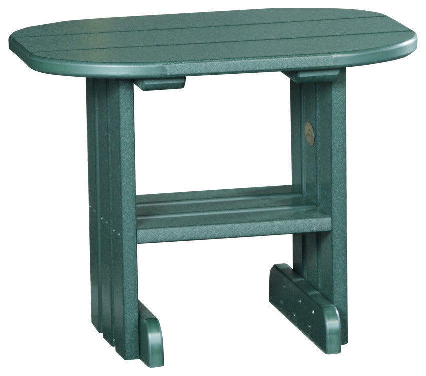 Poly End Table, Green