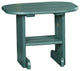 Poly End Table, Green