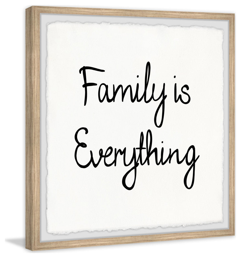 "Family Is Everything III" Framed Painting Print, 24x24