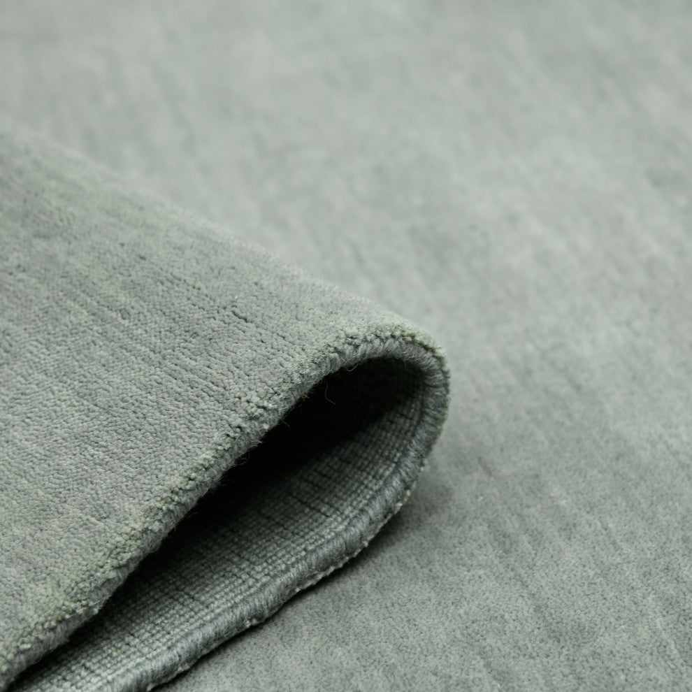 Arizona Rye Area Rug, Gray, 5' x 8', Solid