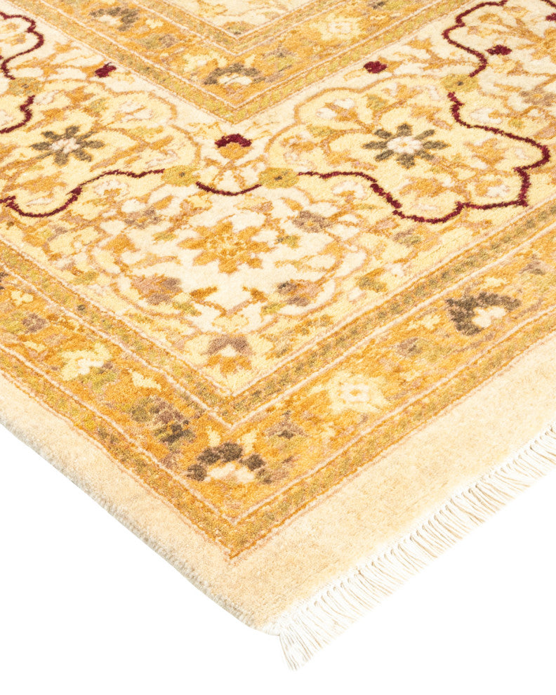 Mogul, One-of-a-Kind Hand-Knotted Area Rug Ivory, 8'1"x17'0"