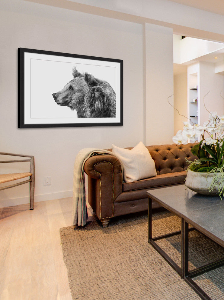 "Calm Observance" Framed Painting Print, 36x24