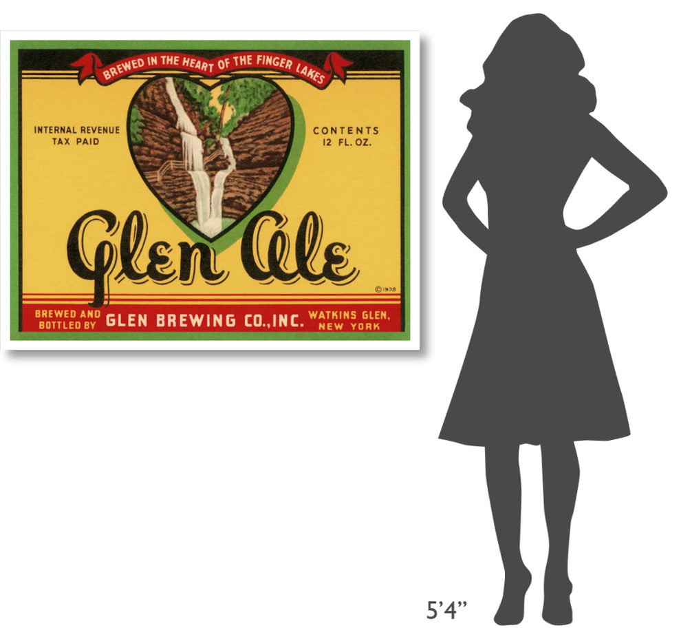 "Glen Ale" Digital Paper Print by Retrolabel, 46"x35"