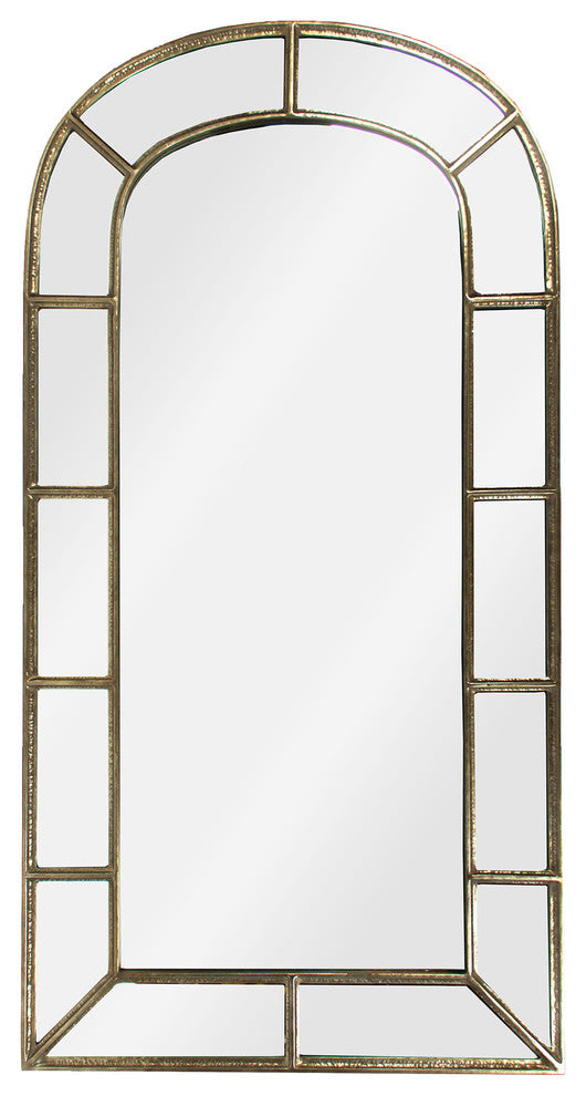 Paule Mirror, Distressed Silver