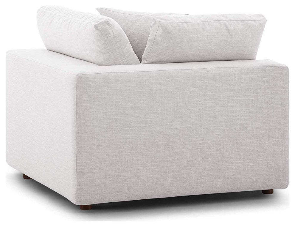 Commix Down Filled Overstuffed 3 Piece Sectional Sofa Set, Beige