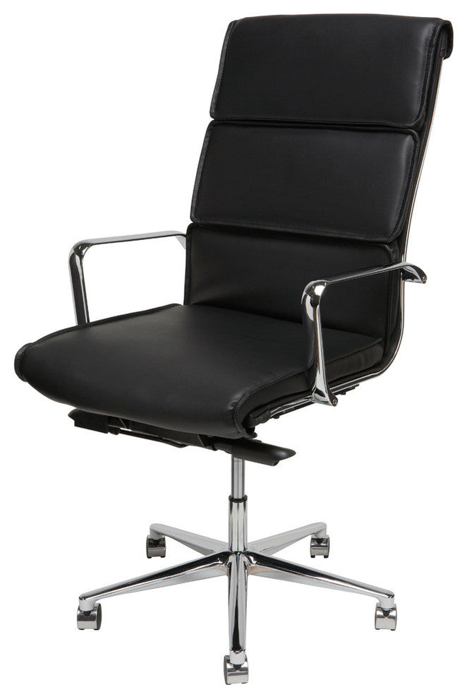 Lucia High Back Office Chair, Black