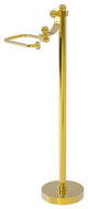 Free Standing European Style Toilet Tissue Holder, Polished Brass