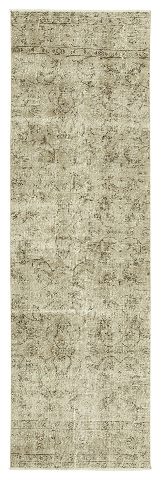 Rug N Carpet - Hand-knotted Turkish 2' 11" x 9' 7" Wool Kitchen Runner Rug