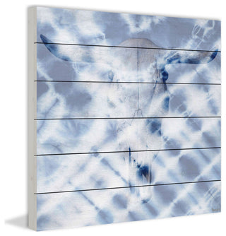 "Spotlights" Print on White Wood, 40"x40"