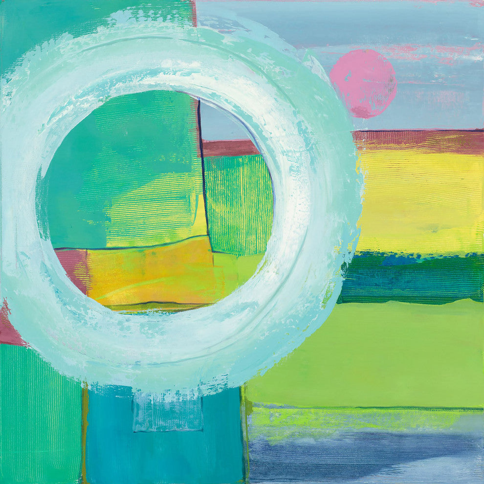 "Energy Wave II" Painting Print on Canvas by Julie Joy