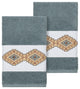 Gianna 2 Piece Embellished Hand Towel Set