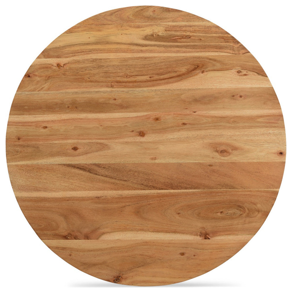Finch Solid Wood Round coffee Table