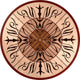 Versailles Wood Medallion, 36" Prefinished, 3/4" Thick