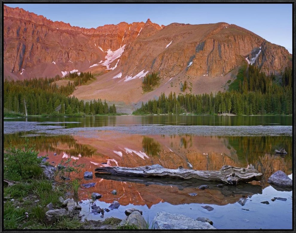Palmyra Peak Reflected In Alta Lake Near Telluride, Colorado, 32"x24"