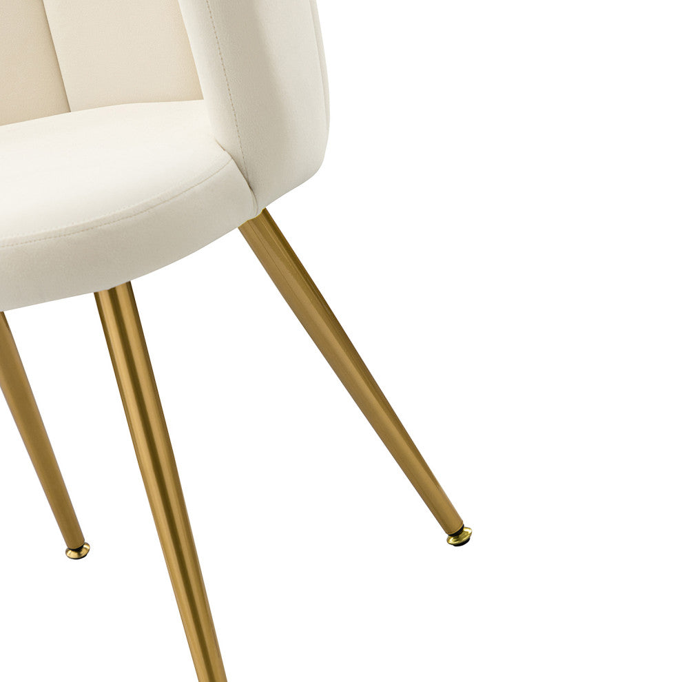 Ofelia Side Chair, Set of 2, Ivory