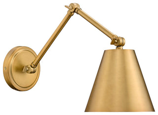 Regent 1-Light Wall Sconce, Rubbed Brass