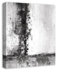 Black and White Textured Print on Canvas