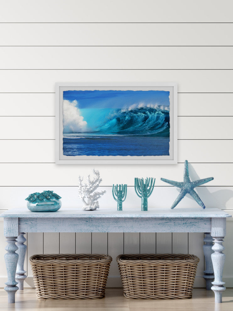 "Sea You Soon" Framed Painting Print, 36x24