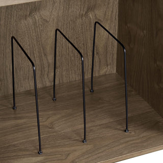 Sydney Record Storage Media Console Walnut